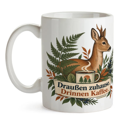 Gemütliche Tasse für Jäger mit Reh|p:2016933|h:06f788d80e18529a7f85988c99306029