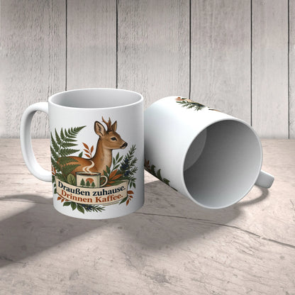 Gemütliche Tasse für Jäger mit Reh|p:2016933|h:ce5a27a9f8475d6ec1d3c5ae5859c807