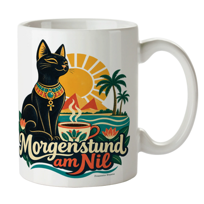 Lustige Tasse für Ägyptenfans mit Katze am Nil|p:2016936|h:8940f37420274ec95efade14abc6d79d