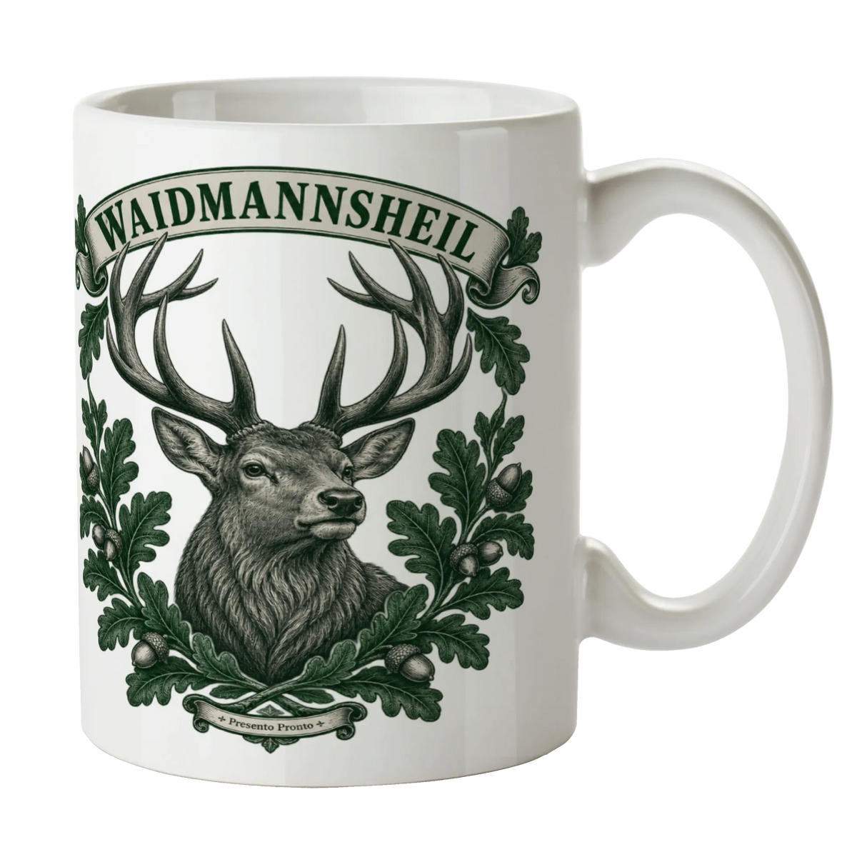 Elegante Tasse für Jäger mit edlem Hirsch|p:2016938|h:40a978fcd627a00ad952d106e9ee7581