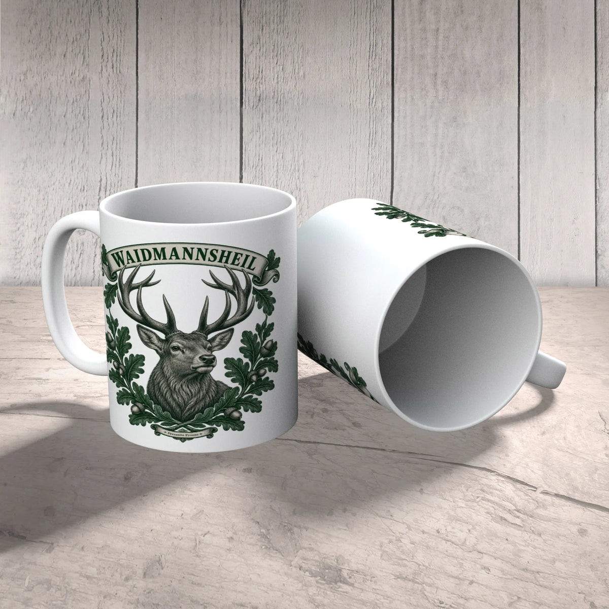 Elegante Tasse für Jäger mit edlem Hirsch|p:2016938|h:3d2aac726c130deadfc696390ce54b2f