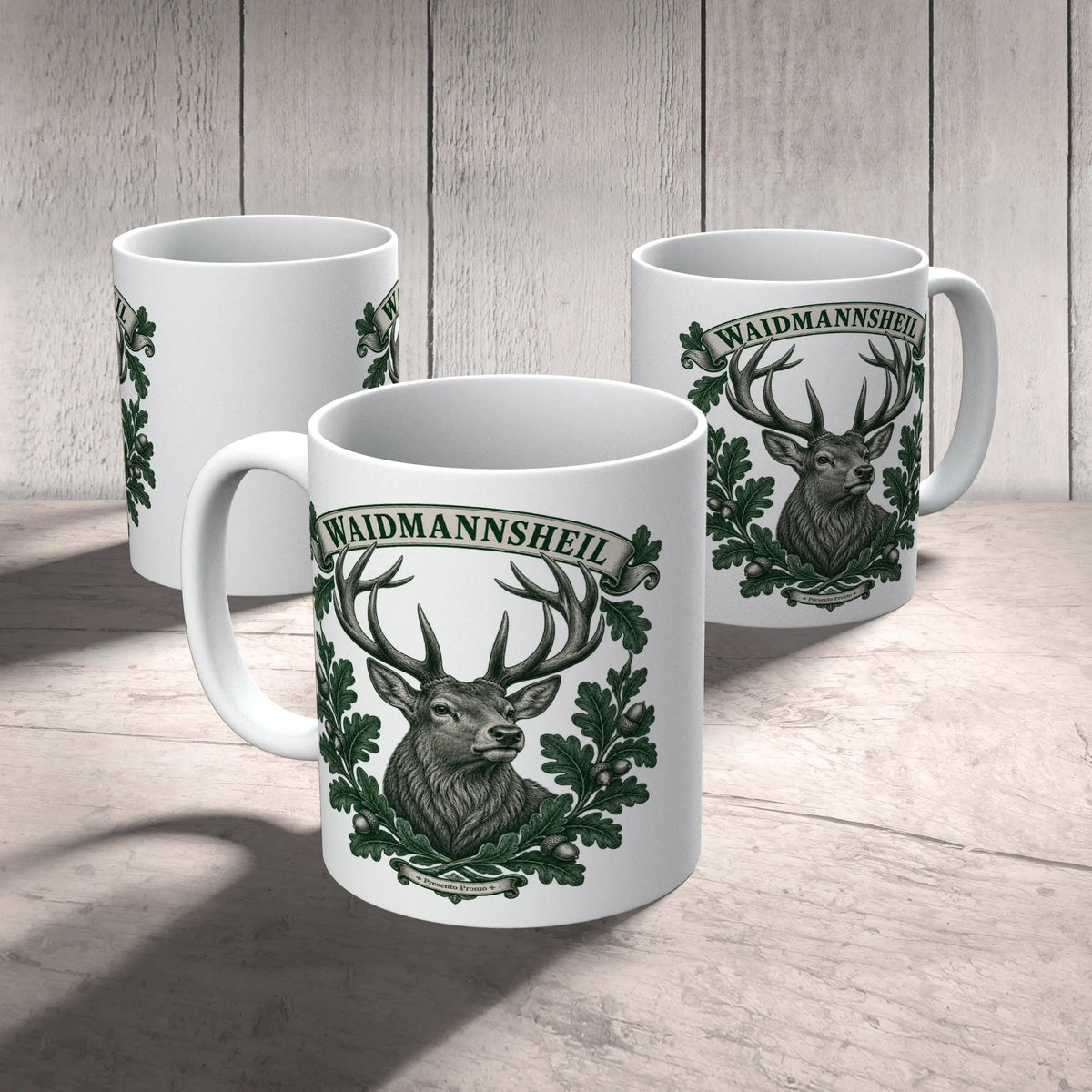 Elegante Tasse für Jäger mit edlem Hirsch|p:2016938|h:6056f301bcb9440f8509071244019fa0
