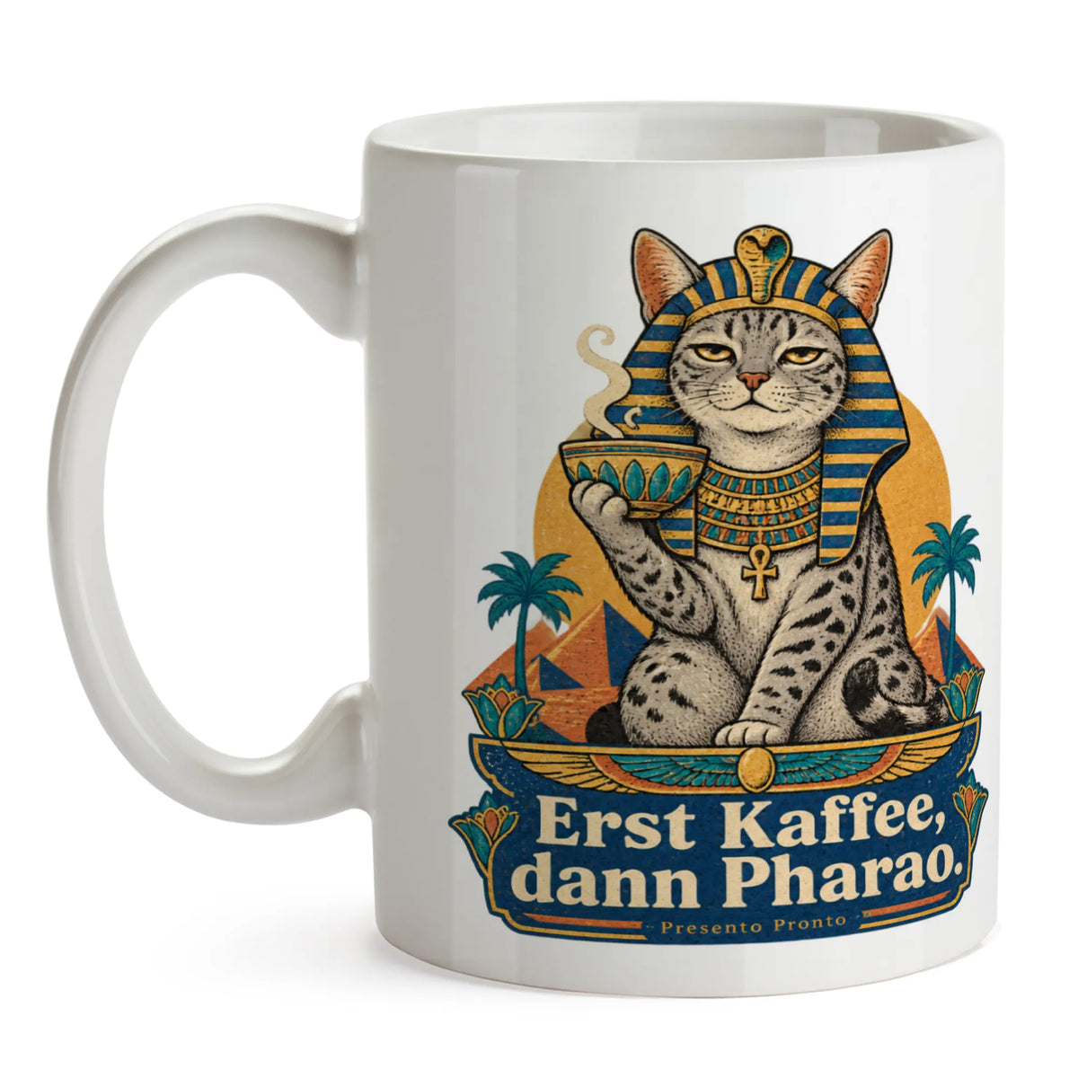 Lustige Ägypten Tasse für Katzenfans mit Pharao Katze|p:2016942|h:2eef0cf4369abac1b6ea1acc4064d87f