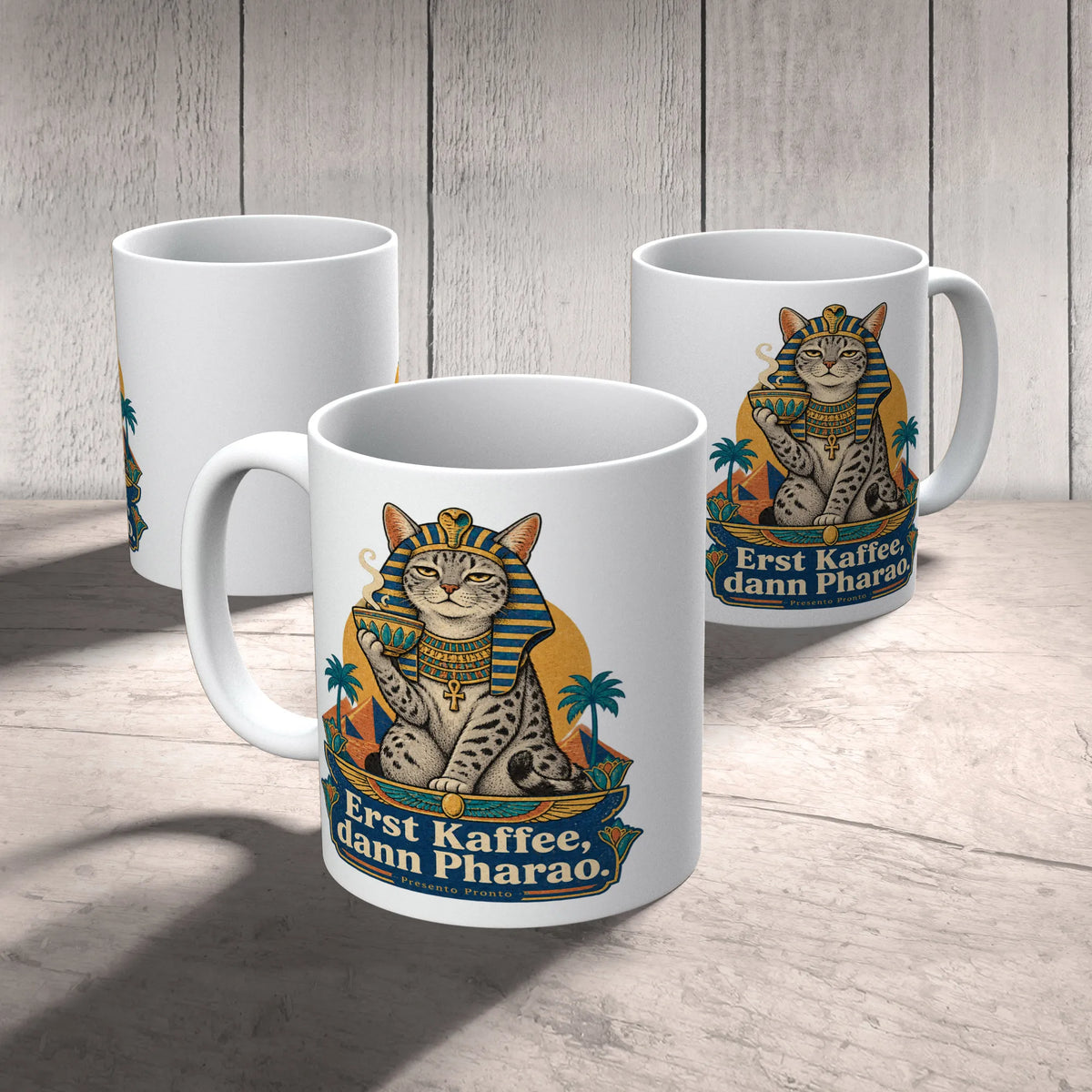 Lustige Ägypten Tasse für Katzenfans mit Pharao Katze|p:2016942|h:5575f9ba994273956f43796abedbb13c