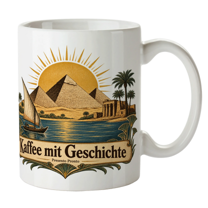 Nostalgische Tasse für Ägypten-Fans der Pyramiden von Gizeh|p:2016945|h:da054b8baed4ce5bb102b82a929457f7