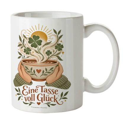 Herzliche Tasse für viel Glück mit Kleeblättern|p:2016949|h:2b0afd6ca4255e0dd5e0e85a020acb93