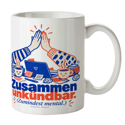 Lustige Tasse für die Work Bestie mit Handschlag und Espresso|p:2016953|h:51d595107f305b7ce8178338837f899c