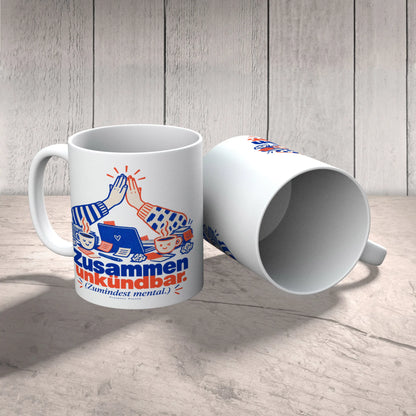 Lustige Tasse für die Work Bestie mit Handschlag und Espresso|p:2016953|h:06dd94917c7a8682c9c9fc2cf4f6749c