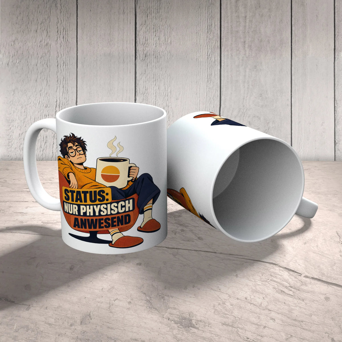 Lustige Tasse für Männer mit erschöpftem Kaffeetrinker|p:2016955|h:3c492b6bee872b34e6eca6f95dfe9e1d
