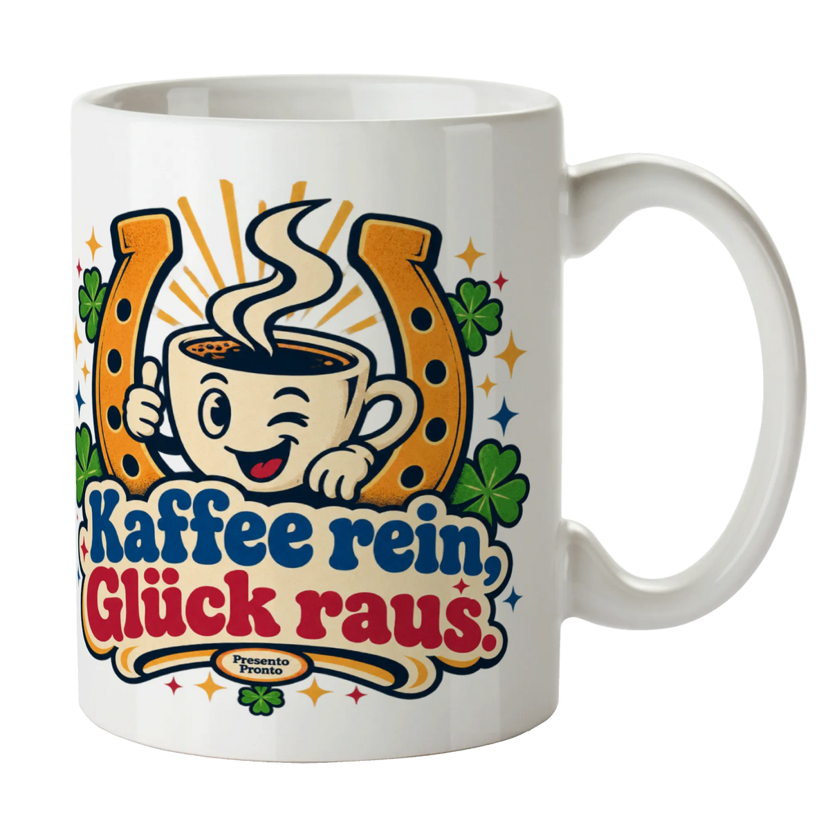 Lustige Glückstasse mit Hufeisen für Kaffeefans|p:2016956|h:9a947aee7d78ca8d8c2e3171fdf9fbf2