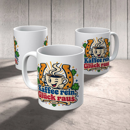 Lustige Glückstasse mit Hufeisen für Kaffeefans|p:2016956|h:bec053c07a7fc3f60e4f913658c3039c