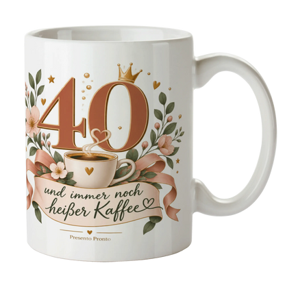 Lustige Tasse zum 40. Geburtstag mit Zahl 40|p:2016957|h:431e5a41848d8a1797211972ac38b346