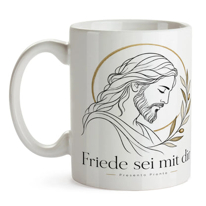 Elegante Jesus-Tasse für Gläubige mit Olivenzweig|p:2016958|h:1fed3f5b66ac920698740094308c5483