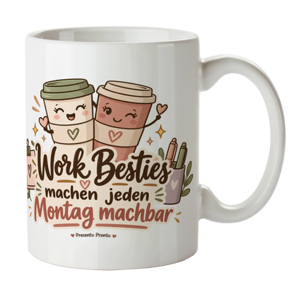 Lustige Tasse für die Work Bestie mit Kaffeebechern|p:2016961|h:ff4f2f7594d8d8b2870311e0be1b0028