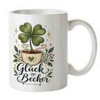 Optimistische Tasse für Glück mit Kleeblatt|p:2016964|h:dcba7f3b14429675b67feb6641a3b2cb