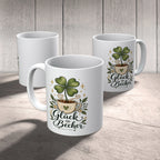 Optimistische Tasse für Glück mit Kleeblatt|p:2016964|h:b273c8886e2cf24a4bf8b15058017e9f