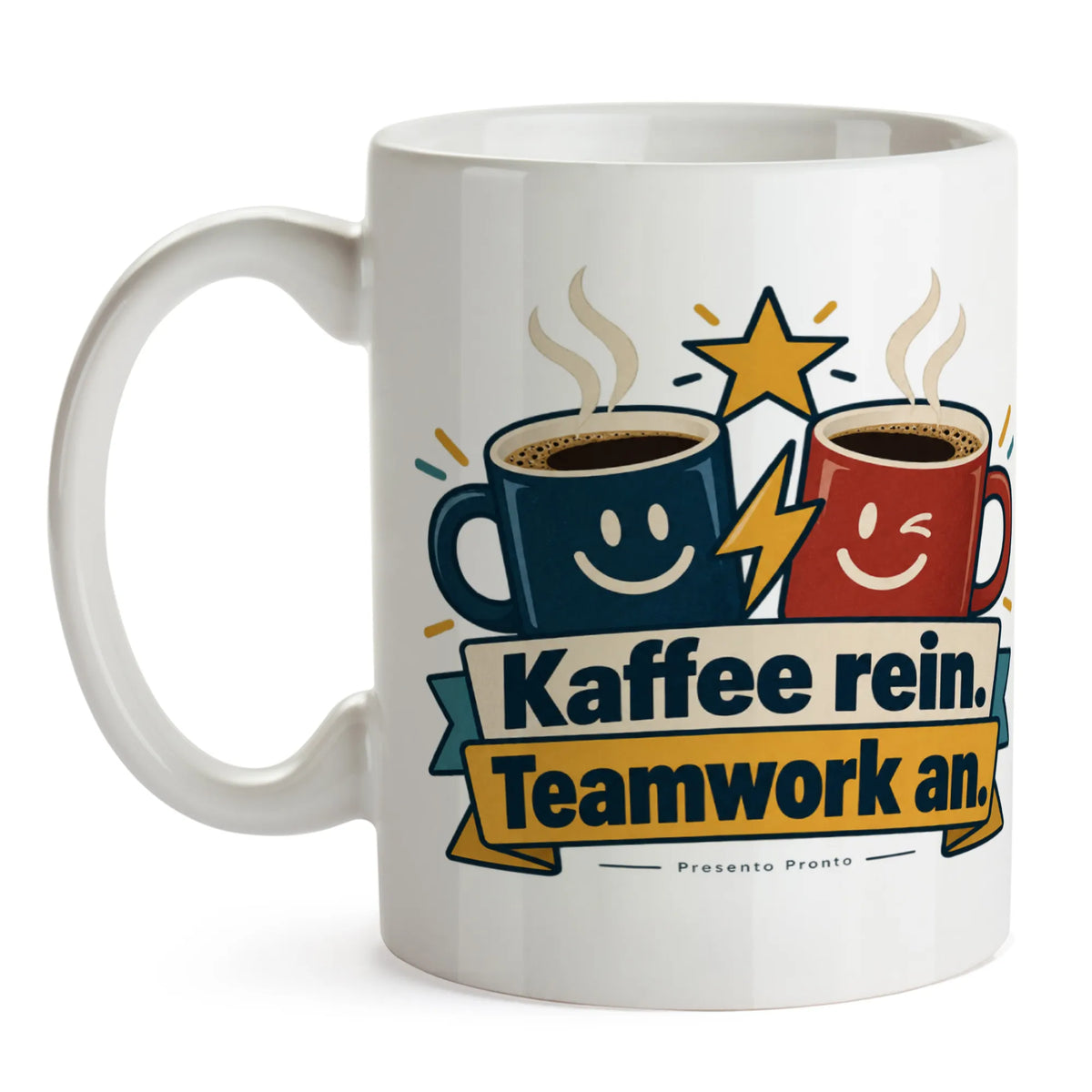Lustige Tasse für die Work Bestie mit zwei Kaffeebechern|p:2016966|h:aa6768ffe40787f6e24483ee41ce9a9d