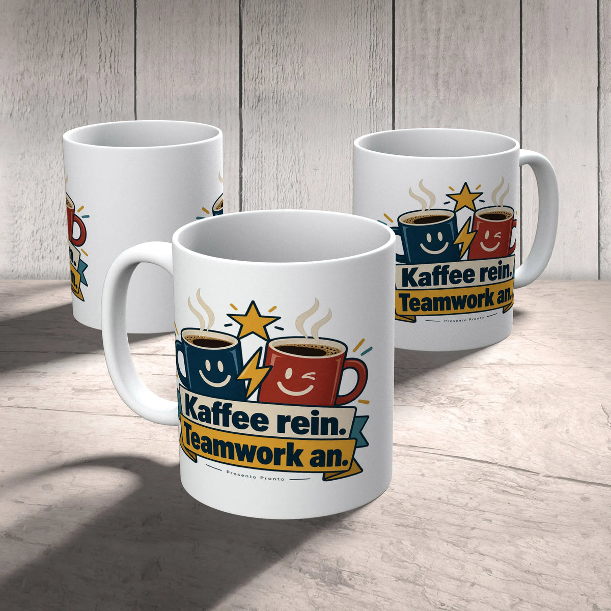 Lustige Tasse für die Work Bestie mit zwei Kaffeebechern|p:2016966|h:1d90b6446a90219b42f5f64fb097a823