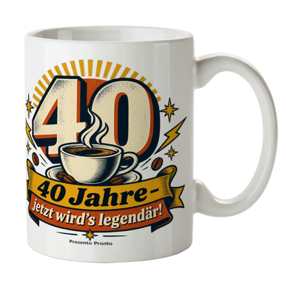Lustige Tasse zum 40. Geburtstag mit Zahl 40|p:2016969|h:847198adbcfa7939d45d3b043119e3dd