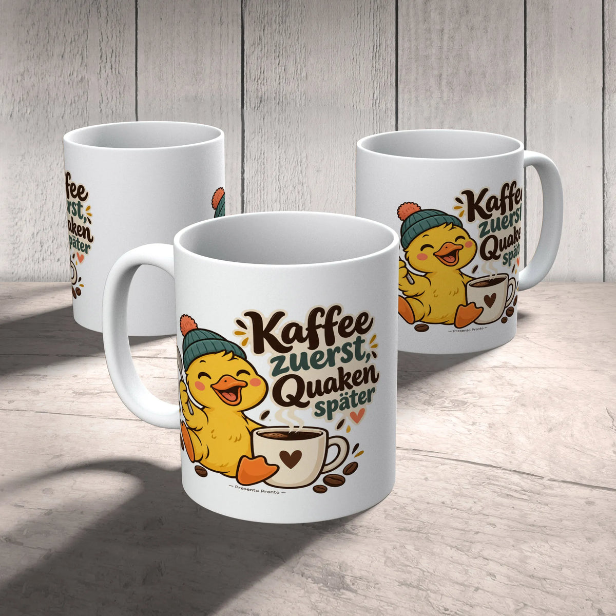 Lustige Tasse mit Ente für Kaffeefans|p:2016975|h:6e33663b0c616564f9b5e48000c6c82e