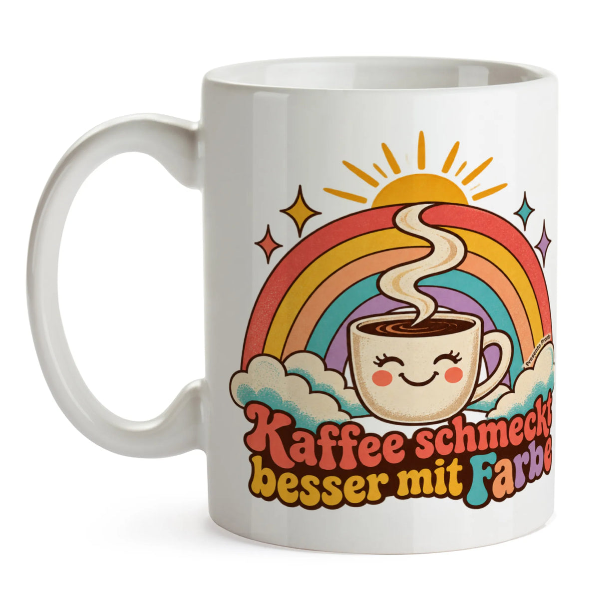 Fröhliche Tasse mit Regenbogen für Kaffeeliebhaber|p:2016977|h:85819d29fae88021d2bd738b2d18da4f