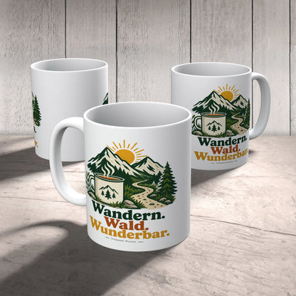 Naturverbundene Tasse zum Wandern mit Bergpanorama|p:2016981|h:6623bee7c7d90ca2abcf0acf3bbd1e49