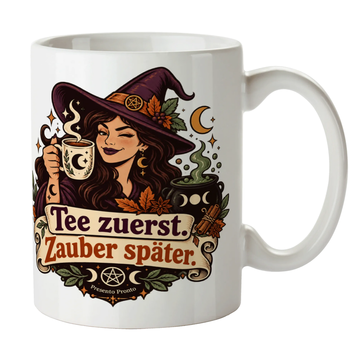 Lustige Tasse für Hexen mit Halbmond|p:2016987|h:b482941377068a1c2288e2e8c5f31f0f