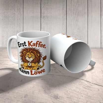 Lustige Tasse mit Löwe für Morgenmuffel|p:2016995|h:b644d1b778ba41eac6b9edf48f402a15