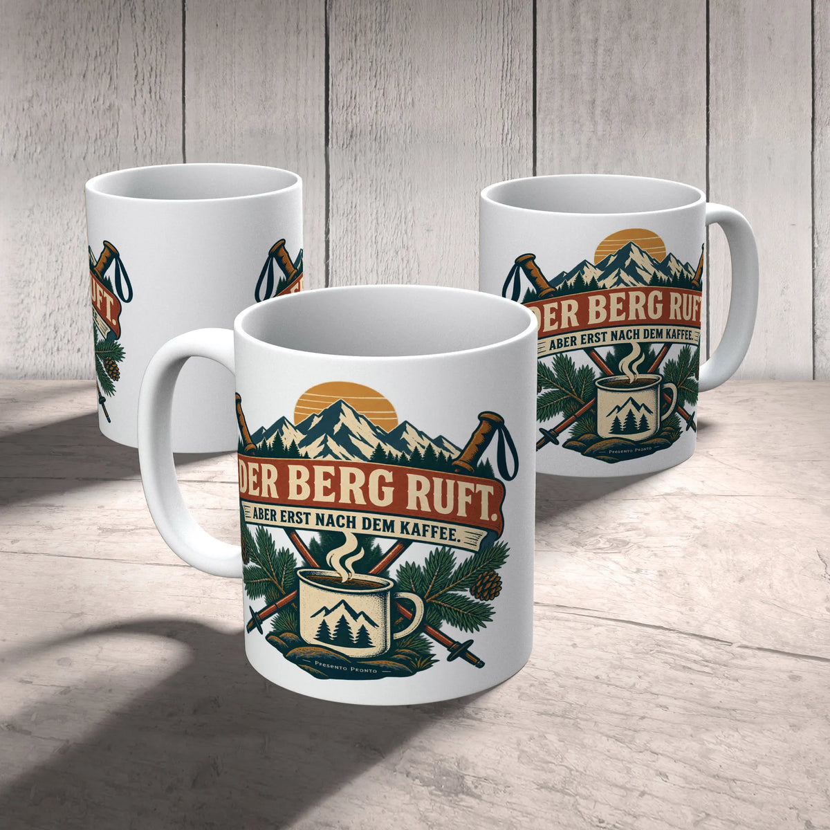 Lustige Tasse zum Wandern mit Bergkette|p:2016996|h:8d2c9595c8894c7fd59df0cfe9eb55ba