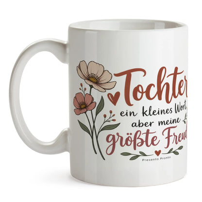 Liebevolle Tasse für Tochter mit Wildblumen und Herz|p:2016997|h:b2c9e35ca452cb5e59d173dad5706348