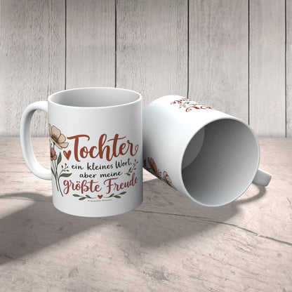 Liebevolle Tasse für Tochter mit Wildblumen und Herz|p:2016997|h:7206d18d019cbb896a7c42151c28875a