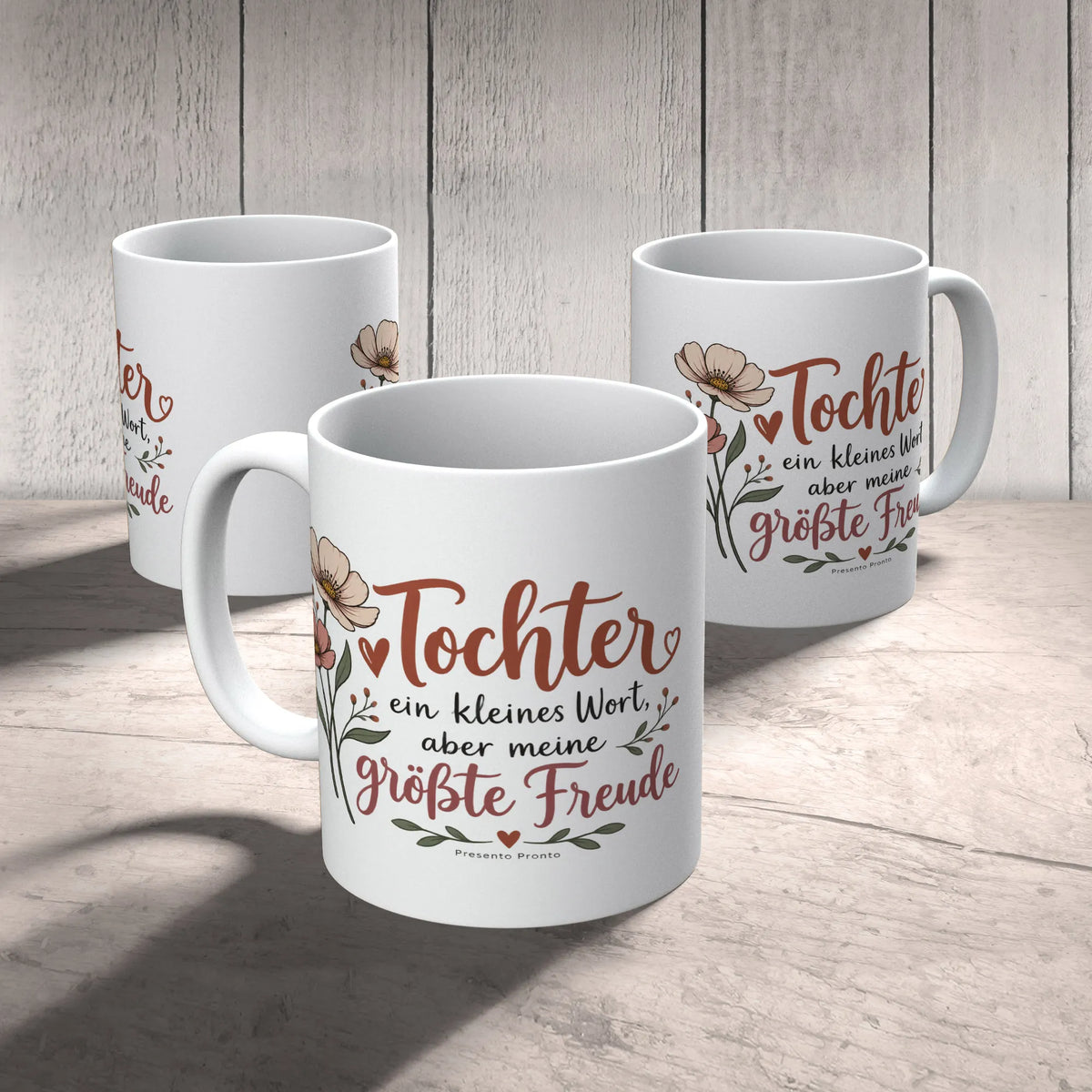 Liebevolle Tasse für Tochter mit Wildblumen und Herz|p:2016997|h:b4e77828ff8f34897bb8ffb8666475f4