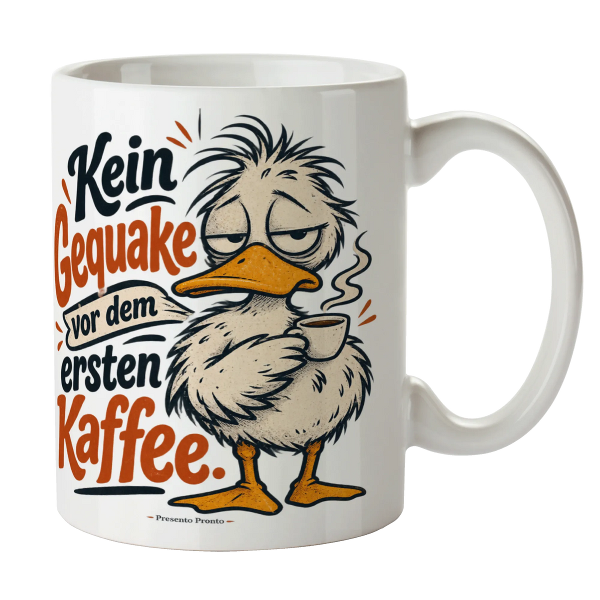Lustige Ententasse für Morgenmuffel mit müder Ente|p:2017000|h:9639cfe35e7e923fef3ea74cdb5ae0c2