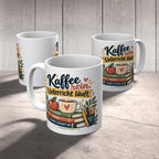 Lustige Tasse für Lehrerinnen mit Bücherstapel und Kaffee|p:2017007|h:56e44bb0a5f0234c02185a0468e5528d