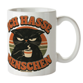 Lustige Tasse Ich hasse Menschen für Katzenfans
