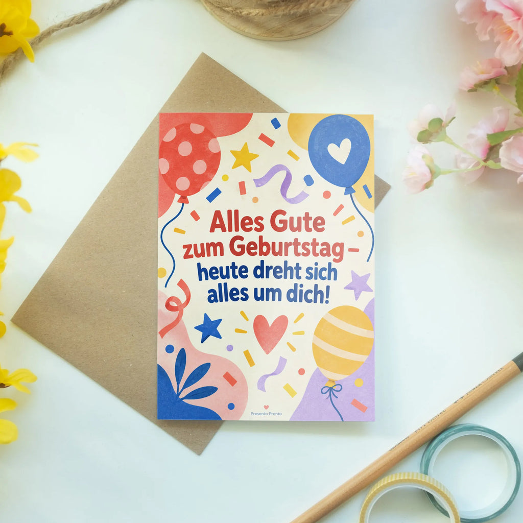 Fröhliche Glückwunschkarte zur Geburt mit Konfetti|p:2017015|h:29bb5a541c21760f51965012fef3c259