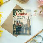 Nostalgische Klappkarte für Londonfans mit Doppeldeckerbus|p:2017020|h:e63862f5995a3e2ed865a34cd50fd40f