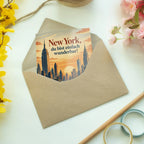 Herzliche Klappkarte New York für Fans mit Skyline im Abendlicht|p:2017046|h:e7690f56121baa49a01d007ad470211d