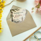 Elegante Grußkarte aus London mit rotem Doppeldeckerbus|p:2017126|h:168b0ffbc4f12dd6114b7a9404816cad