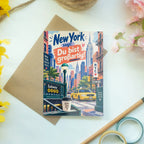 Aufmunternde Grußkarte aus New York mit Taxi für tolle Freunde|p:2017146|h:337ce7a2b334520e8cd5eae34c083ec4