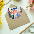 Aufmunternde Grußkarte aus New York mit Taxi für tolle Freunde|p:2017146|h:c94f17040361d9f186ddf04900b6d799