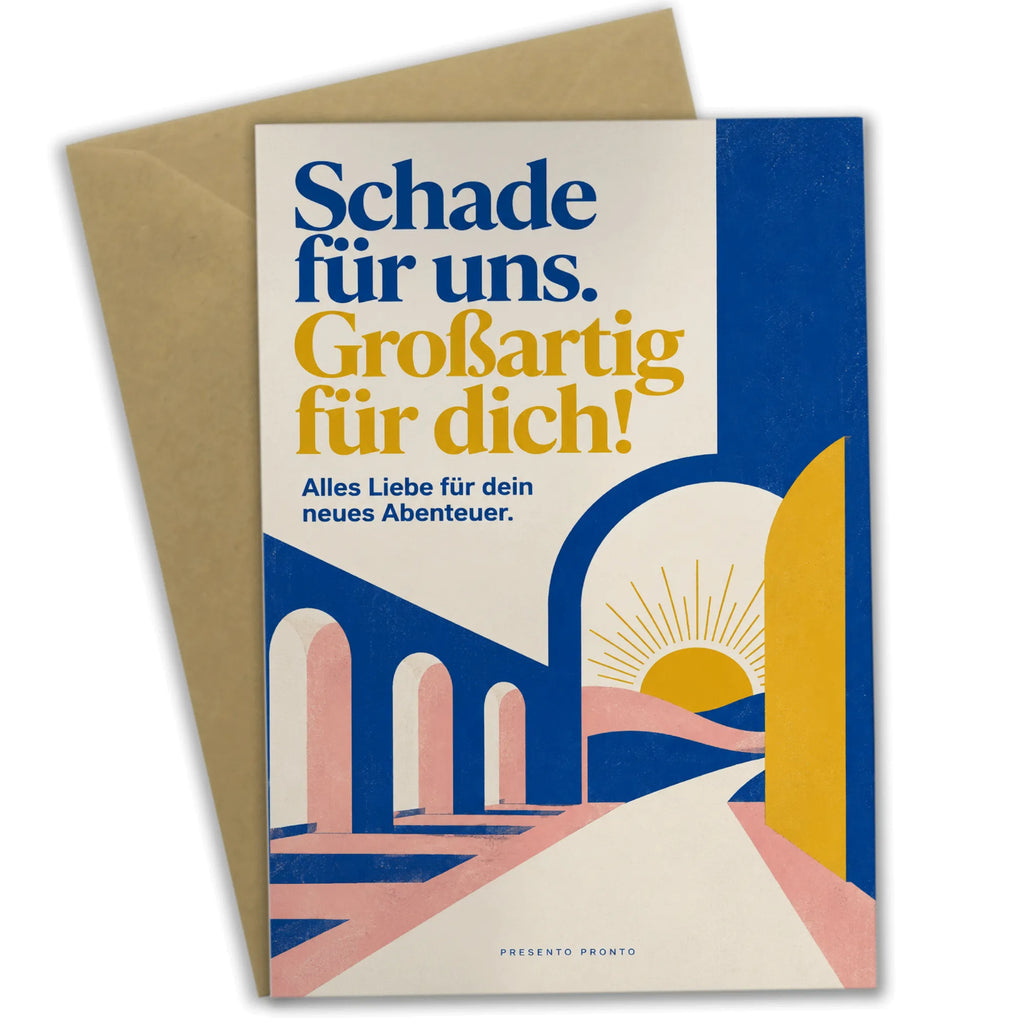 Herzliche Grußkarte zum Abschied für Kollegin mit Sonne|p:2017182|h:338a85e2933d2013c307bce2428a3711