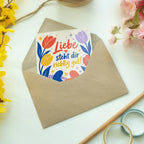 Fröhliche Grußkarte für die Liebe mit Tulpen|p:2017185|h:4e669cfa2590ec49da78f02c783f6007