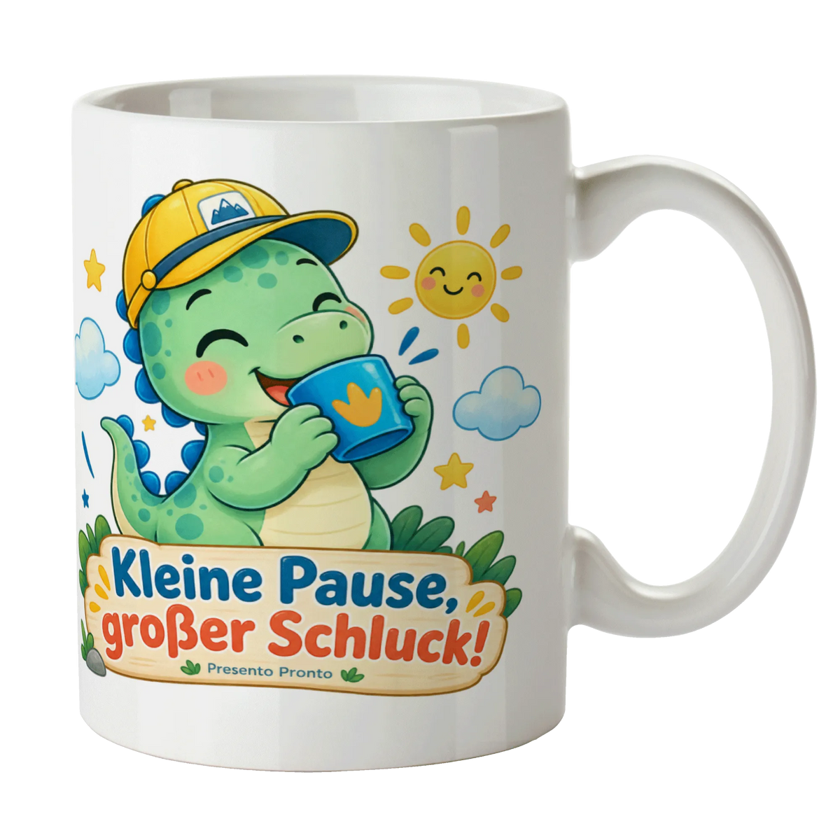 Lustiger Dinosaurier Trinkbecher für Jungen im Kindergarten