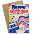 Coole Grußkarte für Musikfans zum Geburtstag mit Kassette
