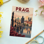 Liebevolle Postkarte aus Prag mit Karlsbrücke|p:2017250|h:e42818d1b4b353bc4573678fd9baf550