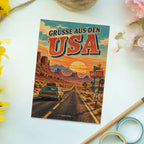 Nostalgische Postkarte aus den USA für Fans mit Oldtimer|p:2017254|h:4da943f95810aea7a6097ed7d0af53dd