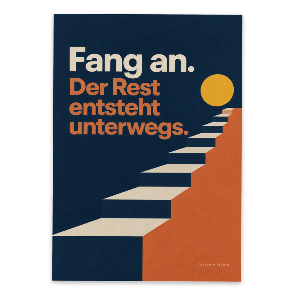 Kraftvolle Postkarte zur Motivation mit aufsteigender Treppe|p:2017259|h:4c620e251568e133cae86b3826d68bdd