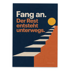Kraftvolle Postkarte zur Motivation mit aufsteigender Treppe|p:2017259|h:4c620e251568e133cae86b3826d68bdd