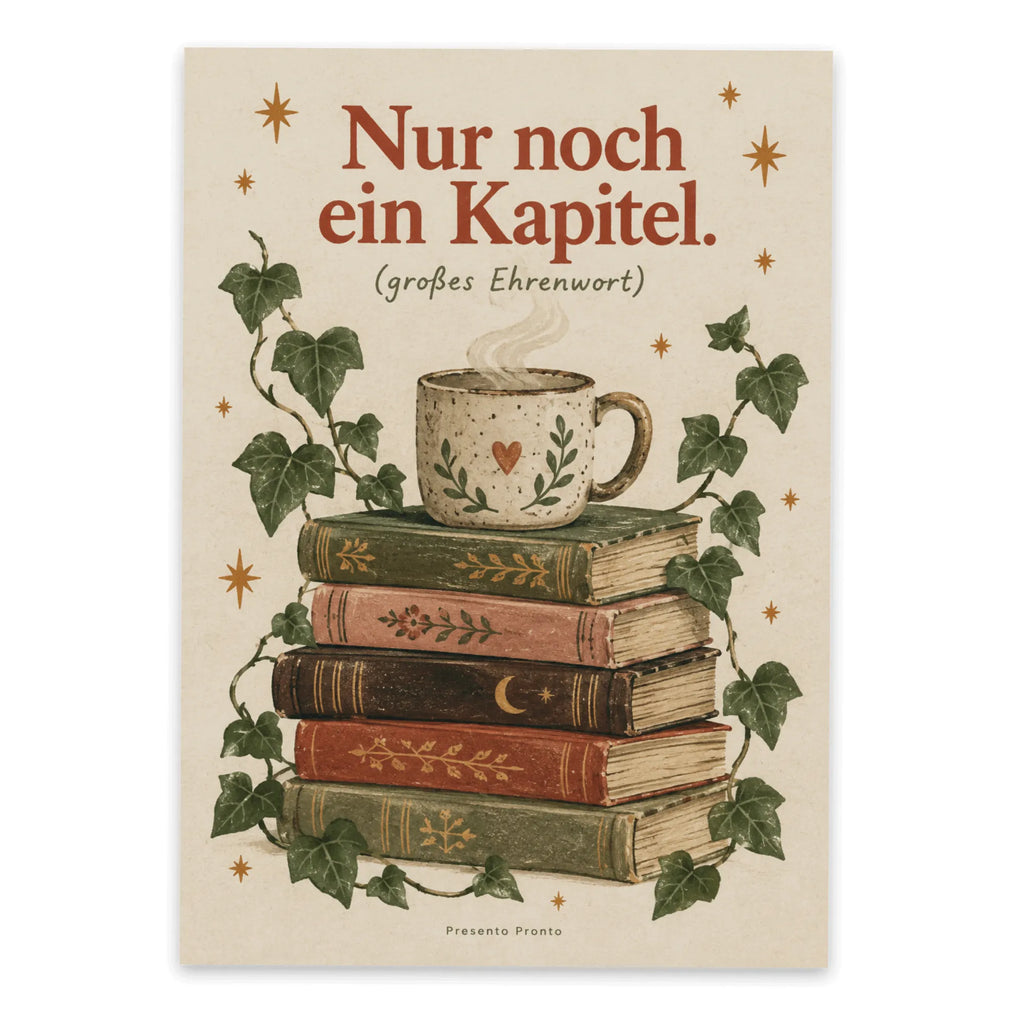 Lustige Postkarte für Bücherfreunde mit Bücherstapel|p:2017262|h:a855896139050cdc7b202b718cb58668